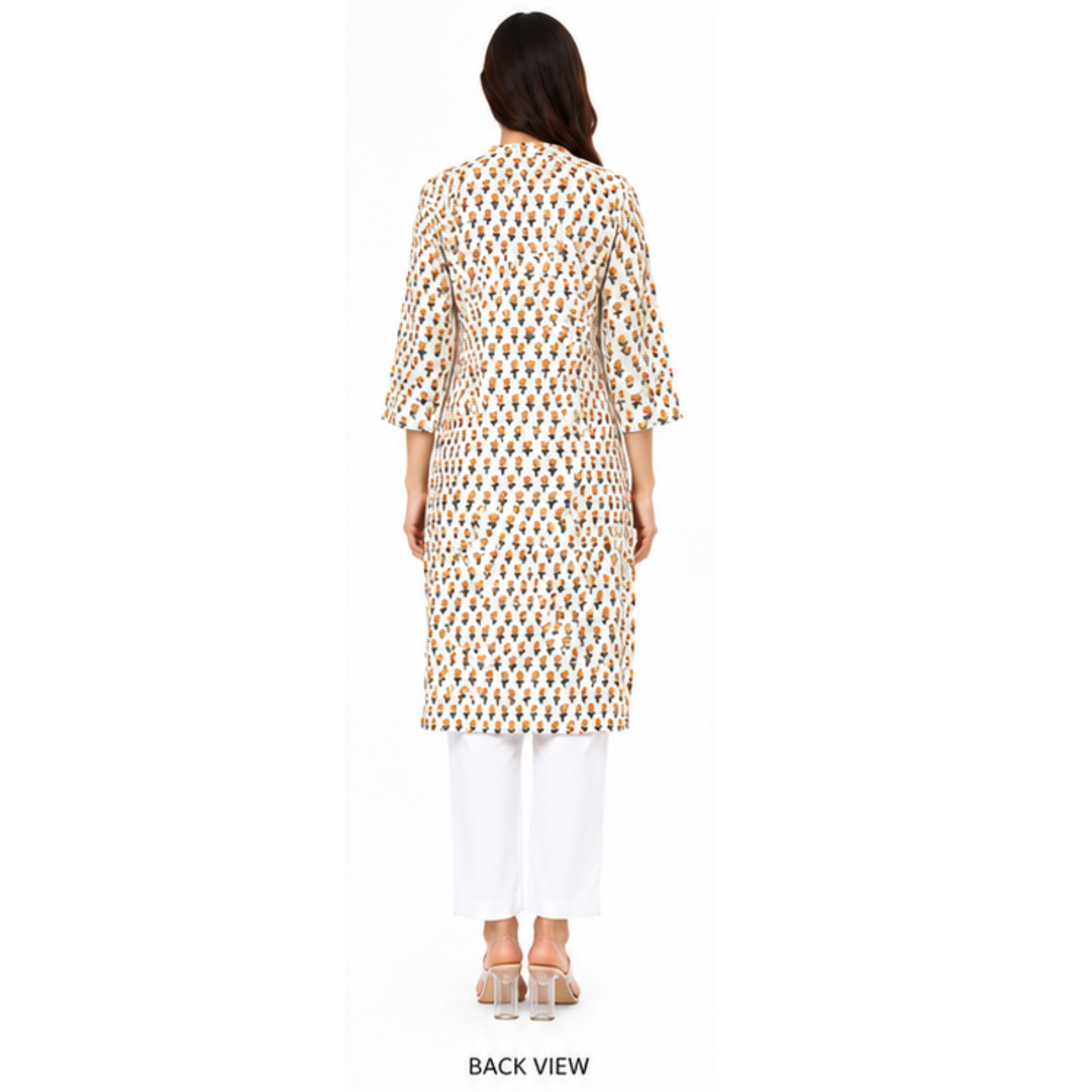 Floral Printed Straight Kurti
