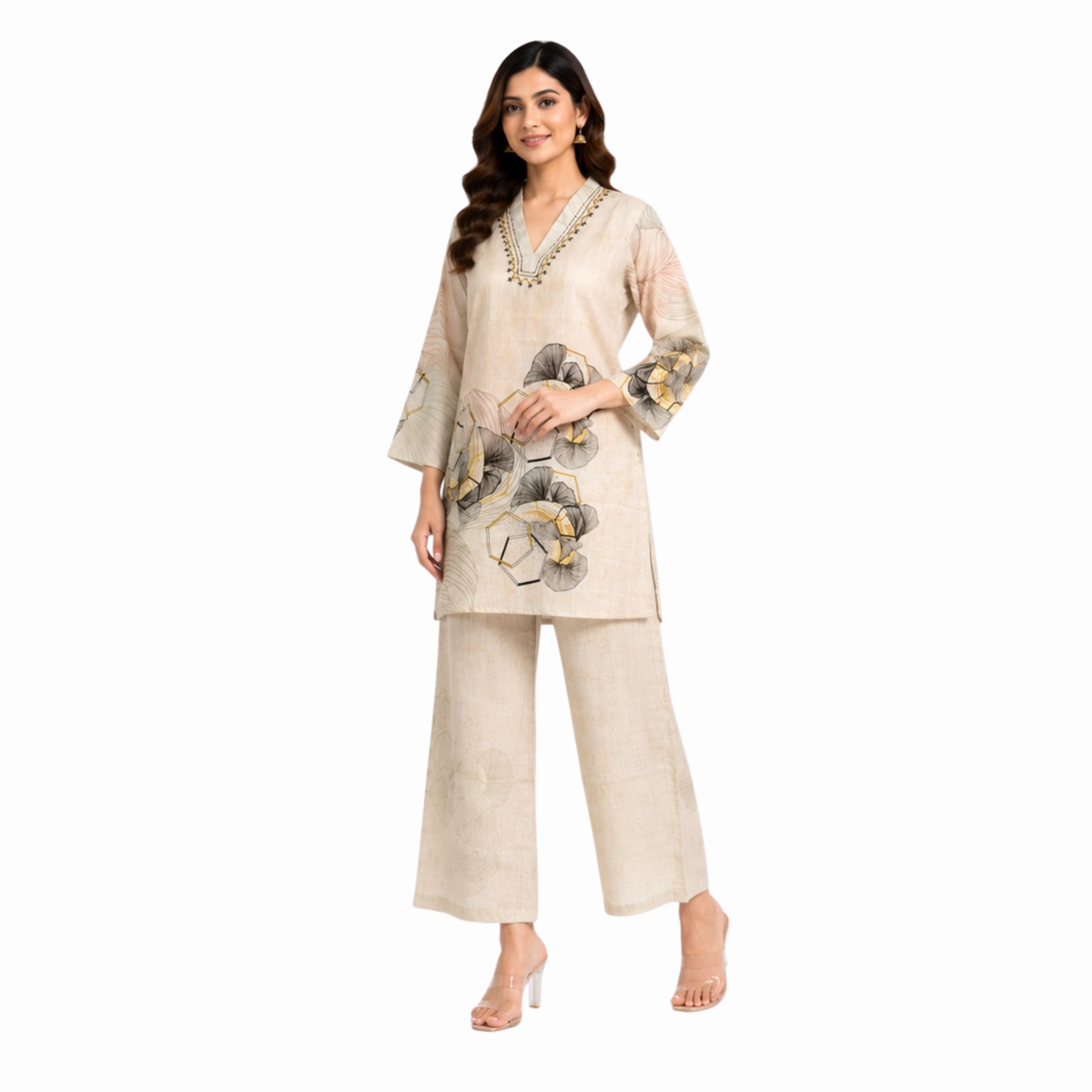 Floral Print Cotton Co-Ord Set | Summer Wear