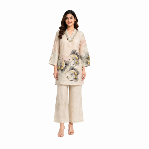 Floral Print Cotton Co-Ord Set | Summer Wear
