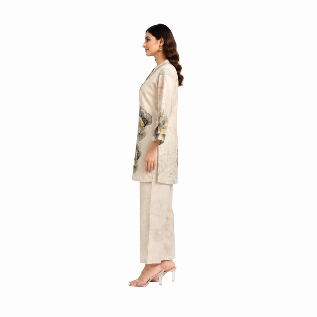 Floral Print Cotton Co-Ord Set | Summer Wear